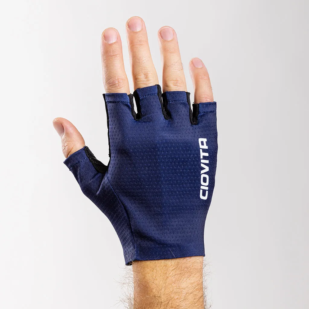 Race Mesh Short Finger Glove (Navy)