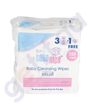 SEBAMED BABY WET WIPES 288-WIPES