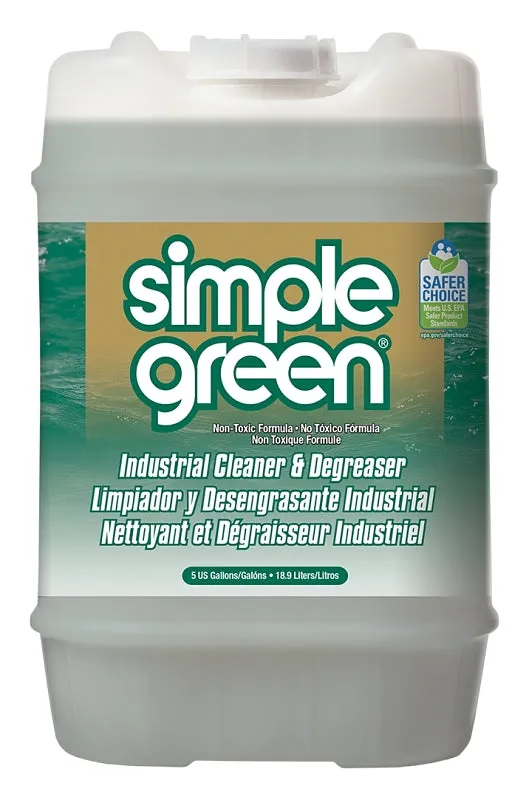 Simple Green 2700000113006 All-Purpose Cleaner, 5 gal Pail, Liquid, Sassafras, Translucent Green :EA: QUANTITY: 1