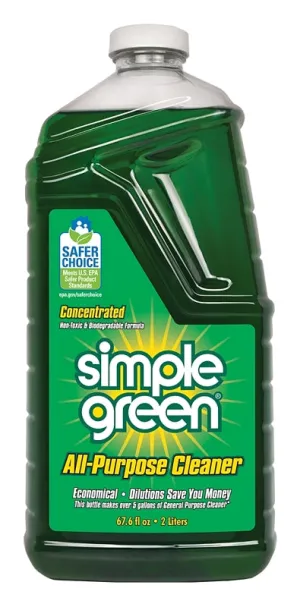 Simple Green 2710000613014 All-Purpose Cleaner, 67 oz Bottle, Liquid, Sassafras, Green :EA: QUANTITY: 1