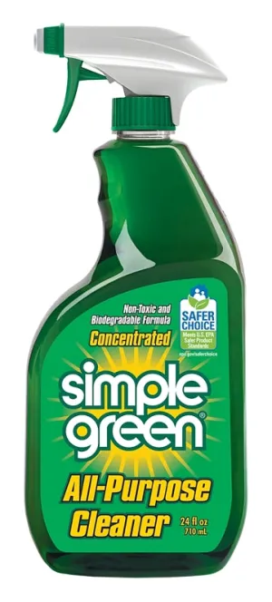 Simple Green 2710001213013 All-Purpose Cleaner, 24 oz Spray Dispenser, Liquid, Sassafras, Green :EA: QUANTITY: 12