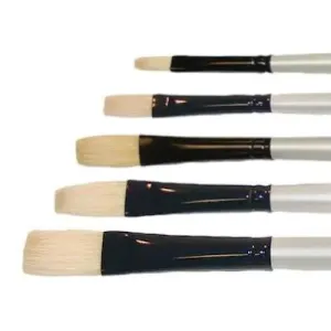 Simply Simmons Brushes - Long Handled Bristle Flat