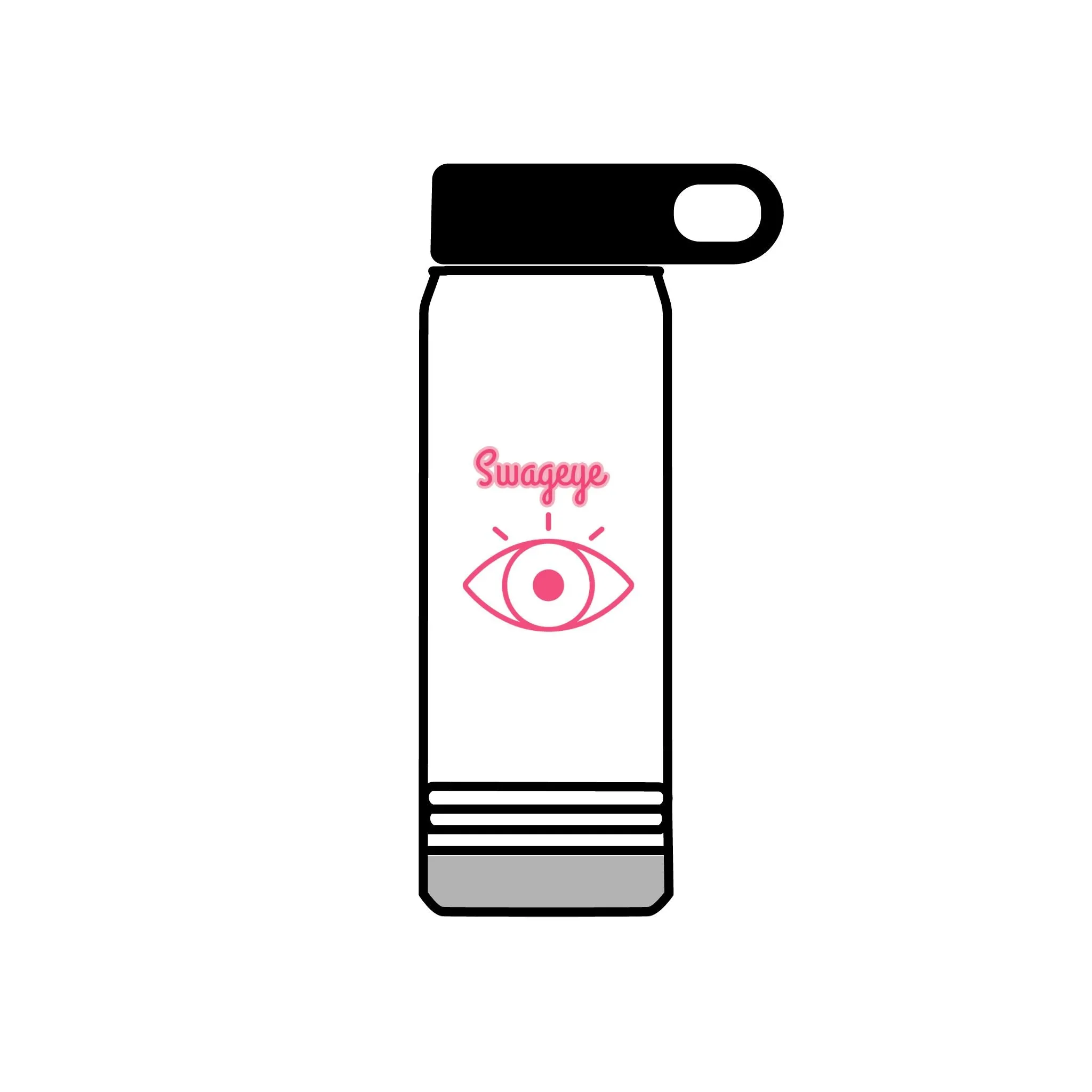 Swageye Fun Fitness Water Bottle, 20oz