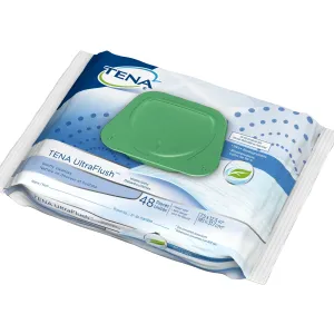 Tena UltraFlush Flushable Personal Wipes