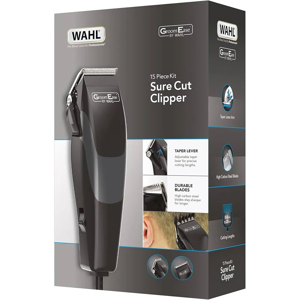 Wahl 15 Piece Kit Sure Cut Clipper