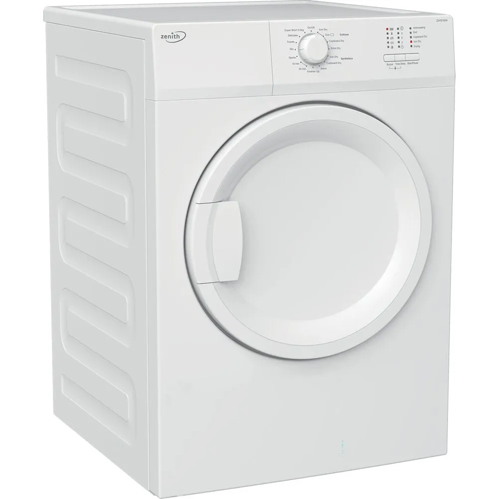 Zenith ZDVS700W 7kg Vented Tumble Dryer  White